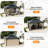 12' X 14' Outdoor Hardtop Gazebo With Galvanized Steel Roof, Tan Curtains And Mosquito Netting