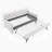 Twin Size Upholstery Daybed With Twin Size Erectable Trundle And USB Charging Design