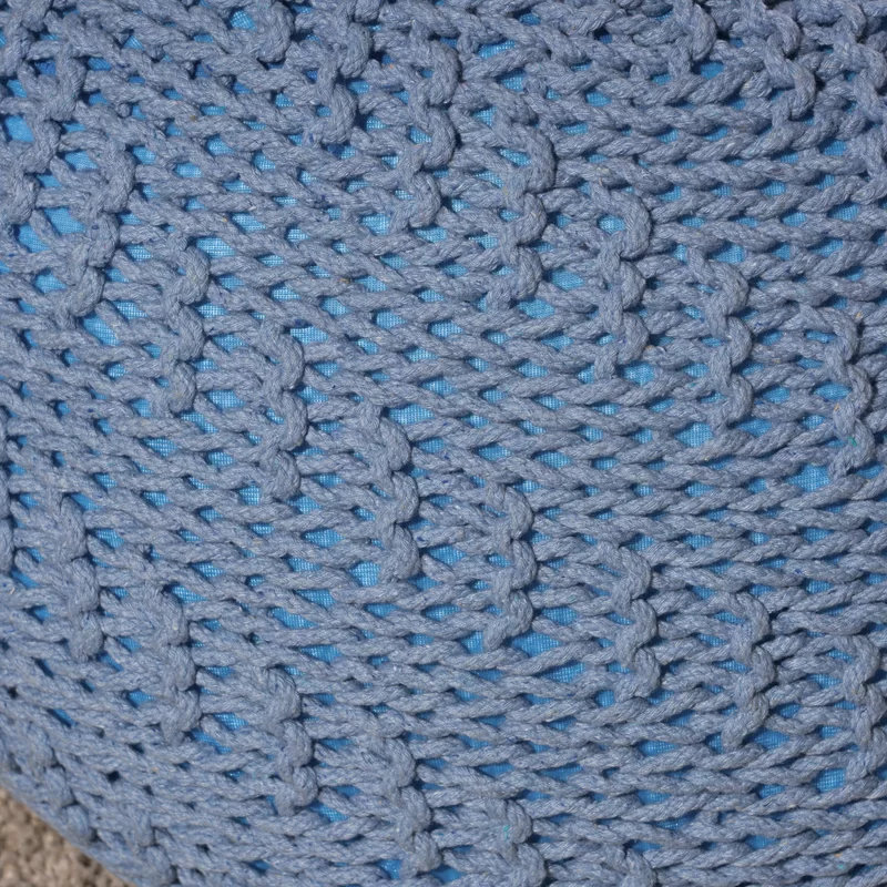 [Livraison au Canada seulement] POUF TRICOTÉ