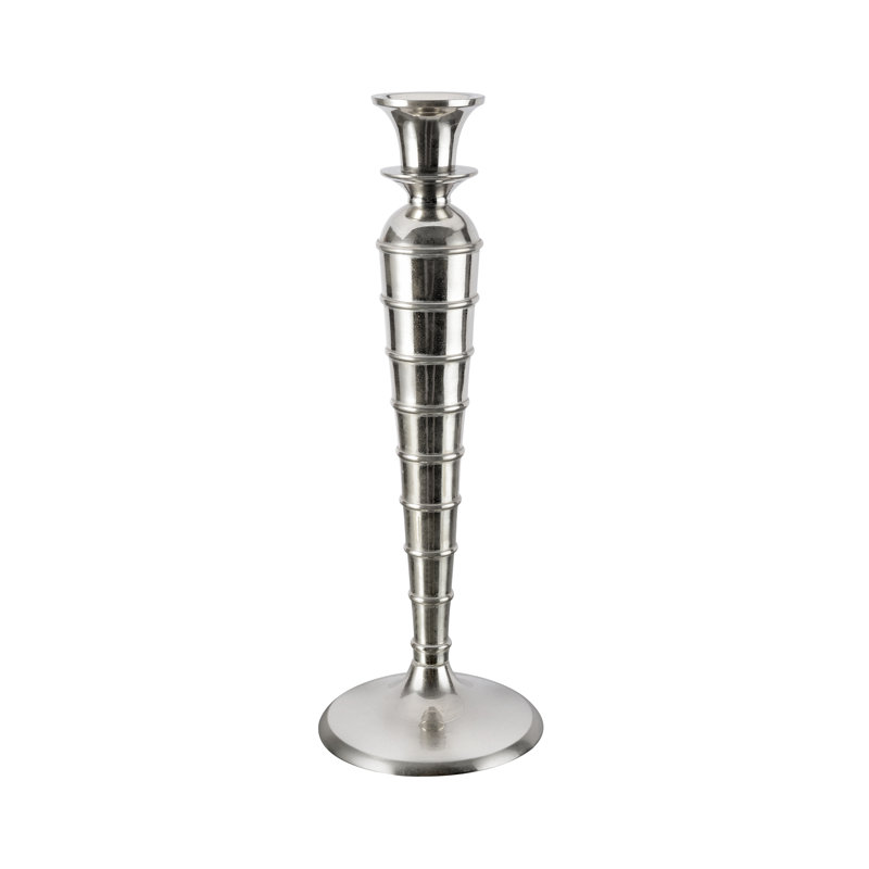 12.75'' H Aluminum Tabletop Candlestick