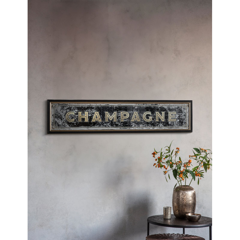 Keitez Vintage Champagne Mirror