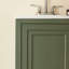 Meuble-lavabo simple autoportant de 18 po avec plateau entièrement assemblé