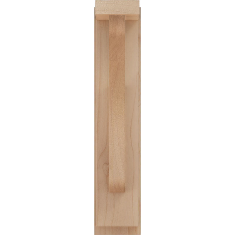 Support en bois pour tablette Reece, Aulne, H 12,25 po x l 2,5 po x P 12,75 po