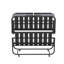 Lit portatif de 75 po x 46 po de large avec mousse à mémoire de forme de 5 po, capacité de 450 lb, pliable pour le rangement de bureau compact, grand pliant pour personnes de grande taille, contournant des espaces polyvalents et polyvalents