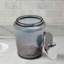 Pot de rangement en verre fumée-24019981
