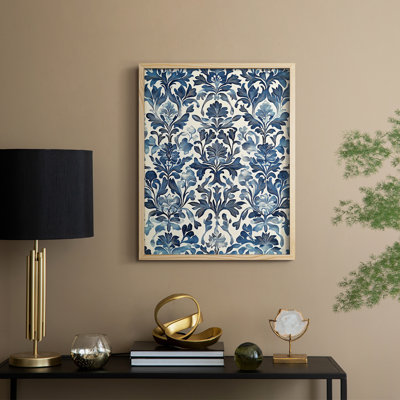 WM MORRIS Series DXXX Framed Print - Solid Wood