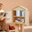 Petite armoire à livres en bois