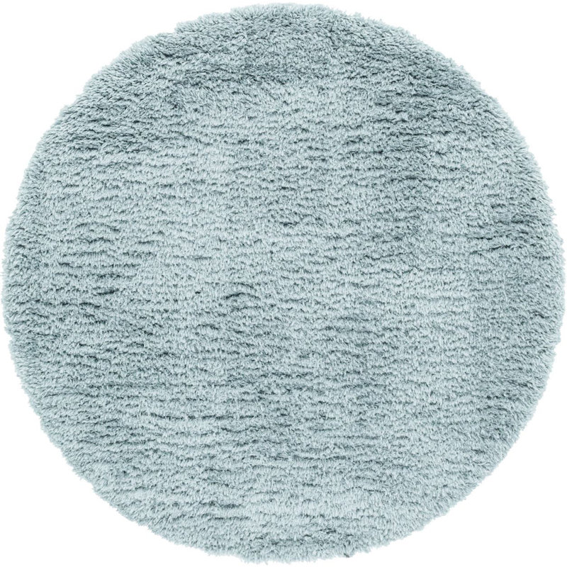  Tapis bleu ardoise, Rond 6 pi 7 po