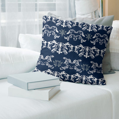 Dallas Football Baroque Pattern Throw Pillow Cover