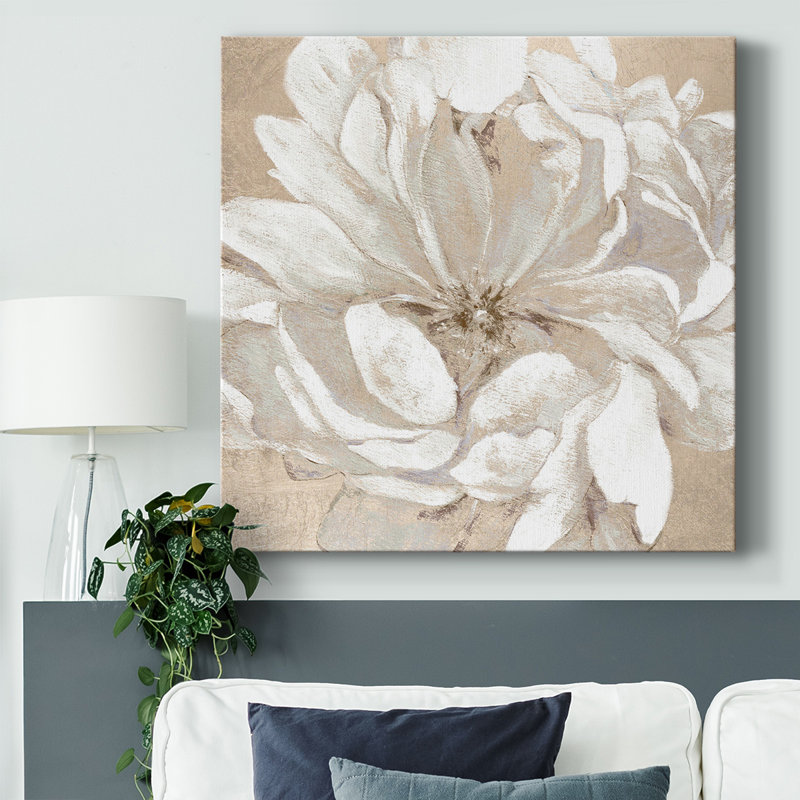 " Blushing Bloom I ", 8" H x 8" W x 1.5" D