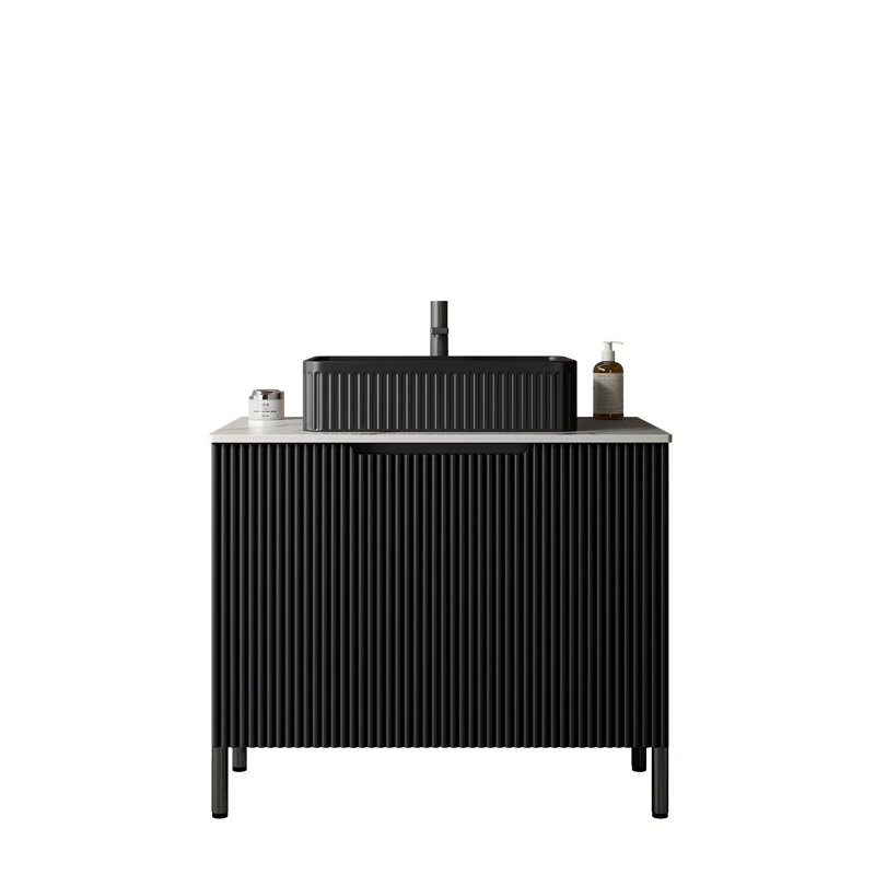 76.2mm Single Bathroom Vanity with Ceramic Basin
