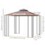 Abri de jardin en métal Outsunny