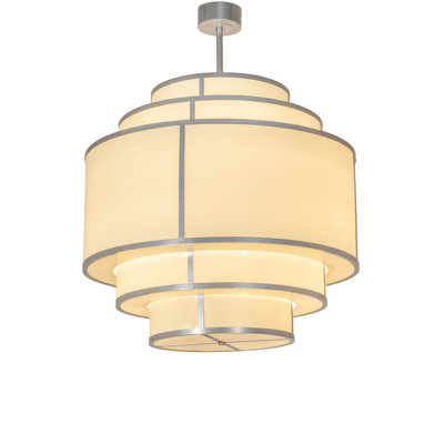 Jayne 20 - Light Nickel Shaded Pendant
