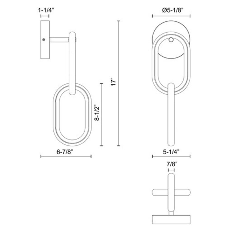 Airen LED Armed Sconce
