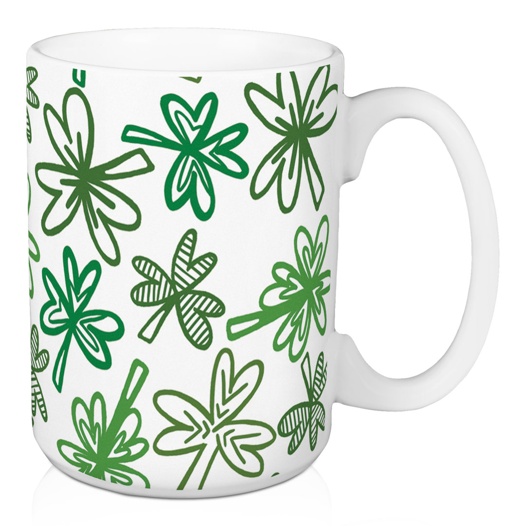 Mccleery Shamrocks Coffee Mug Ebern Designs