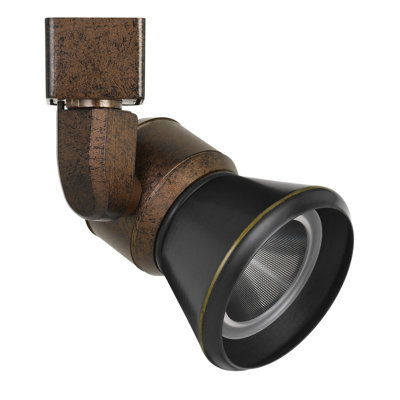 Cal Lighting Rust Dimmable Integrated LED Track Light 5.25"H 10W 700 Lumens 3000K 90 CRI Metal Polycarbonate