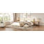 Grand lit escamotable mural avec tablettes