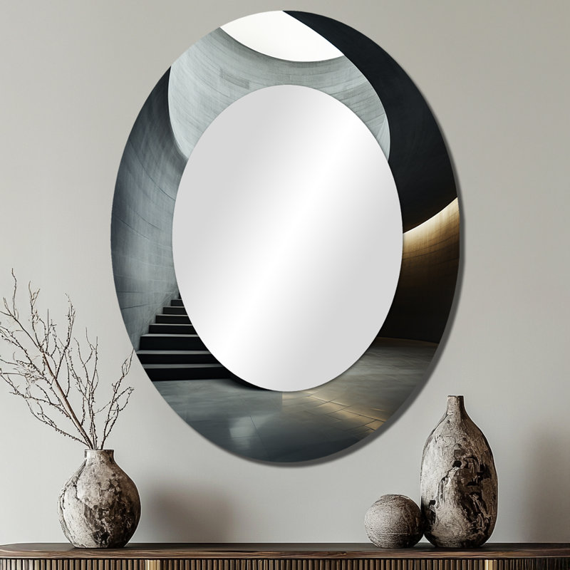 Lapish - Miroir architectural en métal, 40 po x 30 po