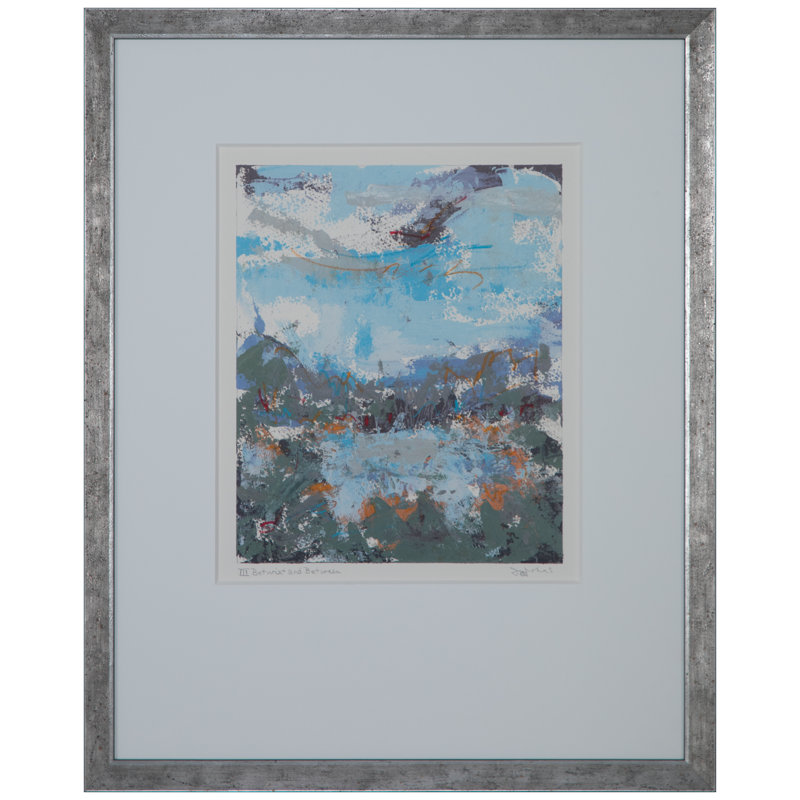 «Betwixt and milieu III» par J.Johns - peinture encadrée