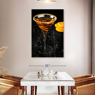 Yarlin citron et martini cocktail