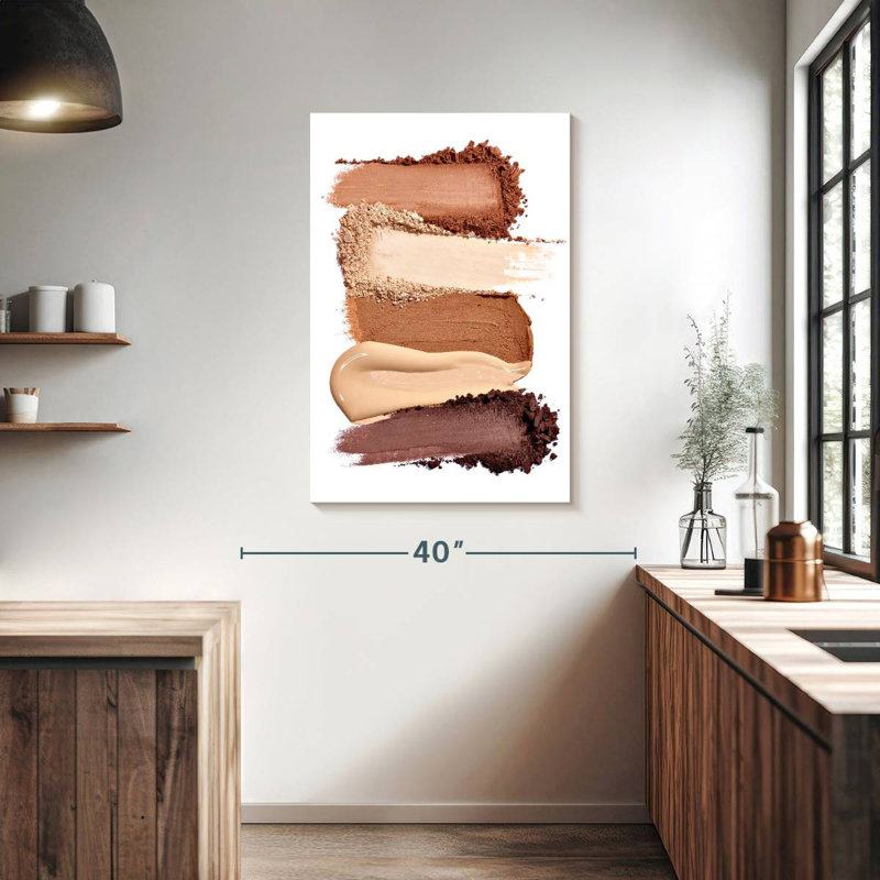 Crème et poudre de maquillage, H 39 po x l 26 po