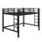 Elevated Loft Bed Featuring Sturdy Guardrails And User-Friendly Ladder