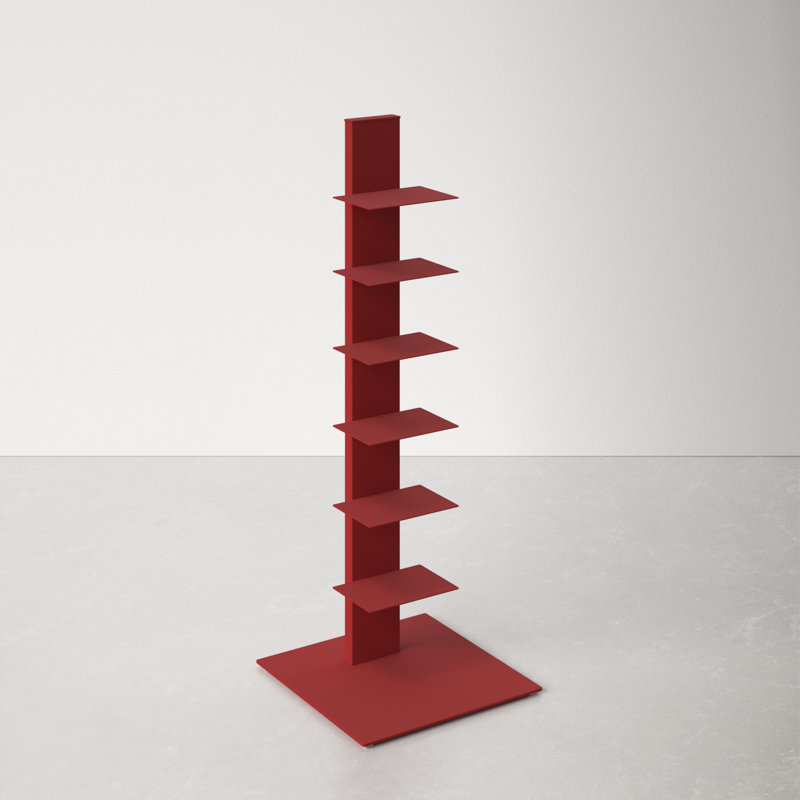 Ajax Steel Ladder Bookcase - Stylish & Space-Saving