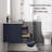 Sharee Wall Mounted Single Bathroom Vanity Set With Sink Top, Zinc Alloy Faucet And Drain, Floating Cabinet With Soft-close Drawers-779144744-779144749