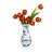 Country Estate Handmade 9" Ceramic Table Vase