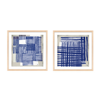 Weaving 2-Piece Painting Set by Marco Marella