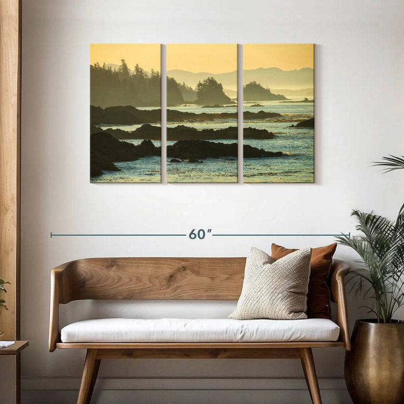 Gillard, île de Vancouver, côte ouest d'Ucluelet, H 28 po x l 45 po