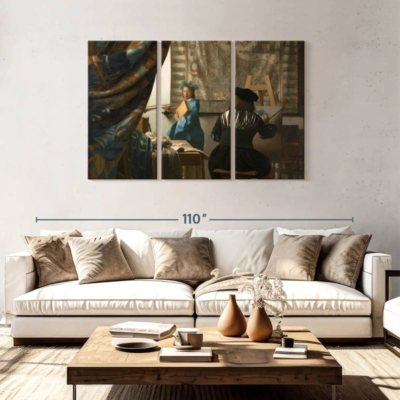 Senne, l'art de peindre, H 48 po x l 74 po