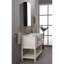 Armoire de rangement murale pour salle de bain 18 x 36 - Noir mat, aluminium, verre HD, grande capacité 18 x 36 pouces
