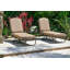 Ensemble de 3 chaises longues pivotantes Tamaron
