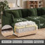 Canapé d'angle modulaire surdimensionné 4 places en chenille en forme de U avec 2 poufs, canapé double-198332144