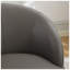 Fauteuil d'appoint pivotant Mid-Century moderne en cuir l 28,93 po x P 29,52 po x H 30,9 po Auden