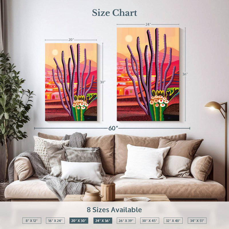 Harnek Ocotillo, 36" H x 24" W