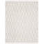 Tapis gris / ivoire en laine et coton touffeté à la main Powell Nz-925597908
