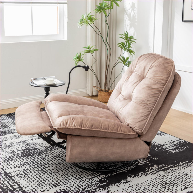 Fauteuil inclinable à bascule surdimensionné FlowLuxe
