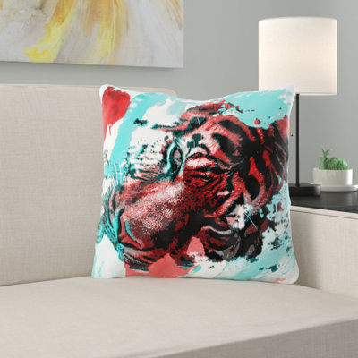 Vernet Wallpaper Throw Pillow