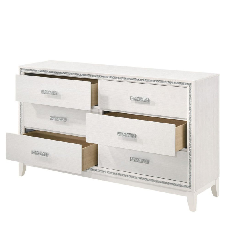 Ensemble de chambre à coucher configurable standard 5 pièces Haiden, Très grand