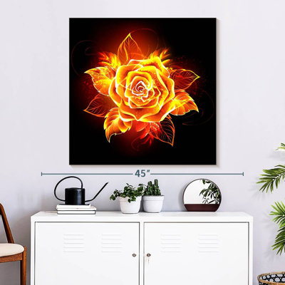 Rose flamboyant Harnek