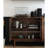 Simple solid wood pantry cabinet sideboard