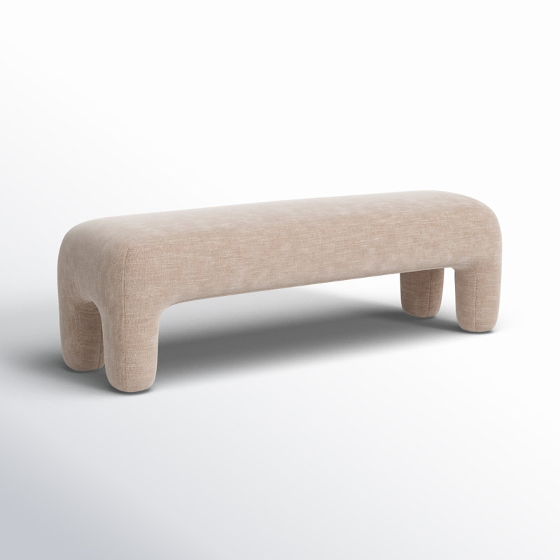 Tamlyn Performance Fabric Bench, Light Brown