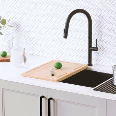 Stylish Catania One-Handle Pull Down Kitchen Faucet