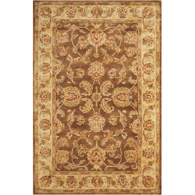 Wool Floral Indoor Rug