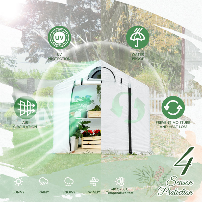 72" W x 48" D Greenhouse