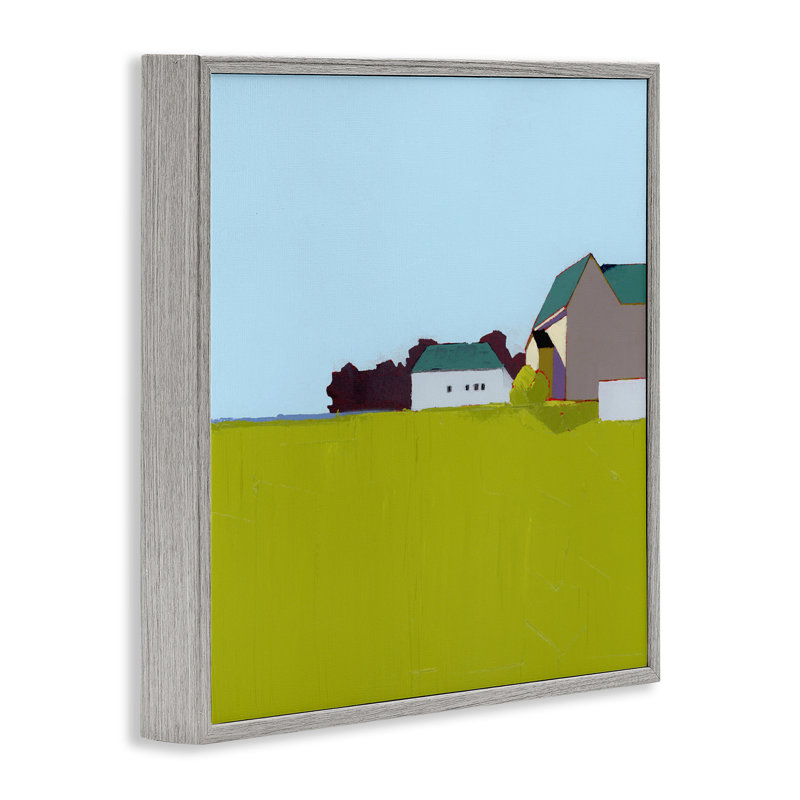 Giclée encadrée par Spring Spring Farm Land, design par Ruth LaGue, Estampe numérique Farmhouse, H 24 po x l 24 po