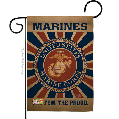 Double Sided 18.5 in. H x 13 in. W Polyester Garden flag
