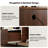 Modern Wood Tv Stand With Power Outlet,Storage And Shelves To Fit Up To 65" Tvs-302644996